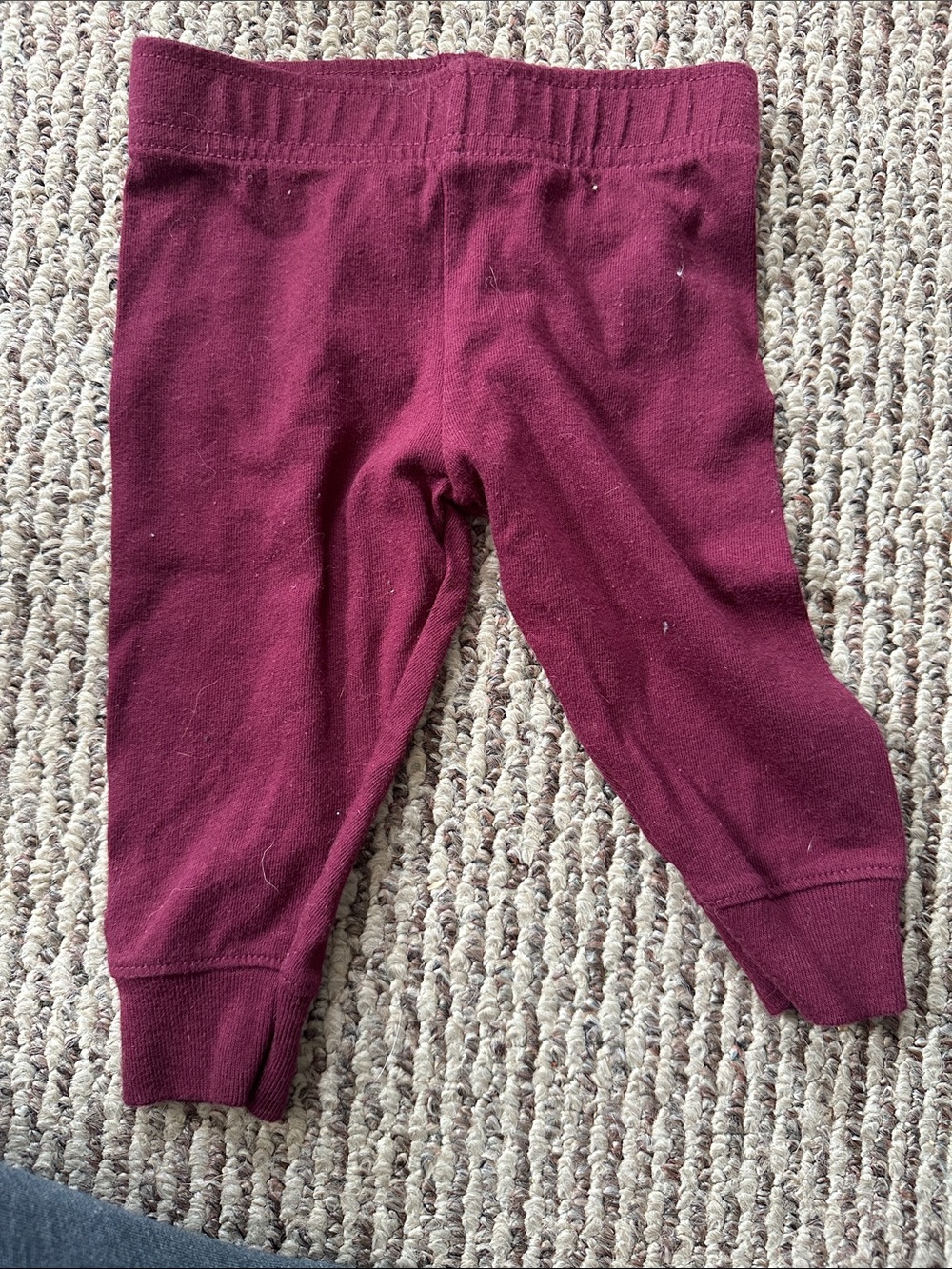 Garanimals Burgundy Knit Jogger Pants